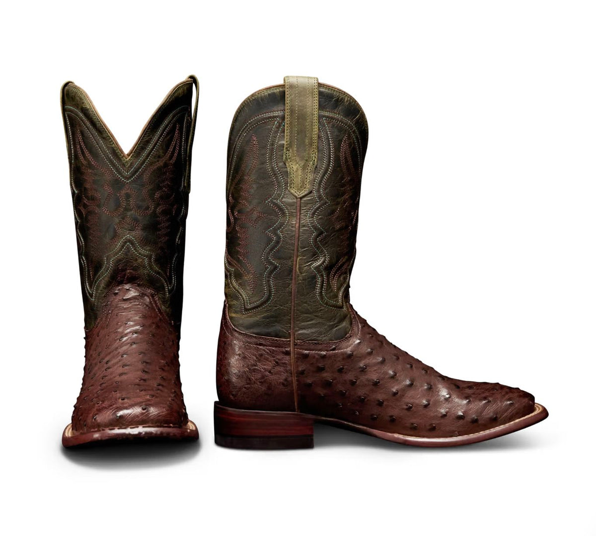 The Emmitt II Men's Boot- Tobacco/Ostrich - Tecovas - 10095T