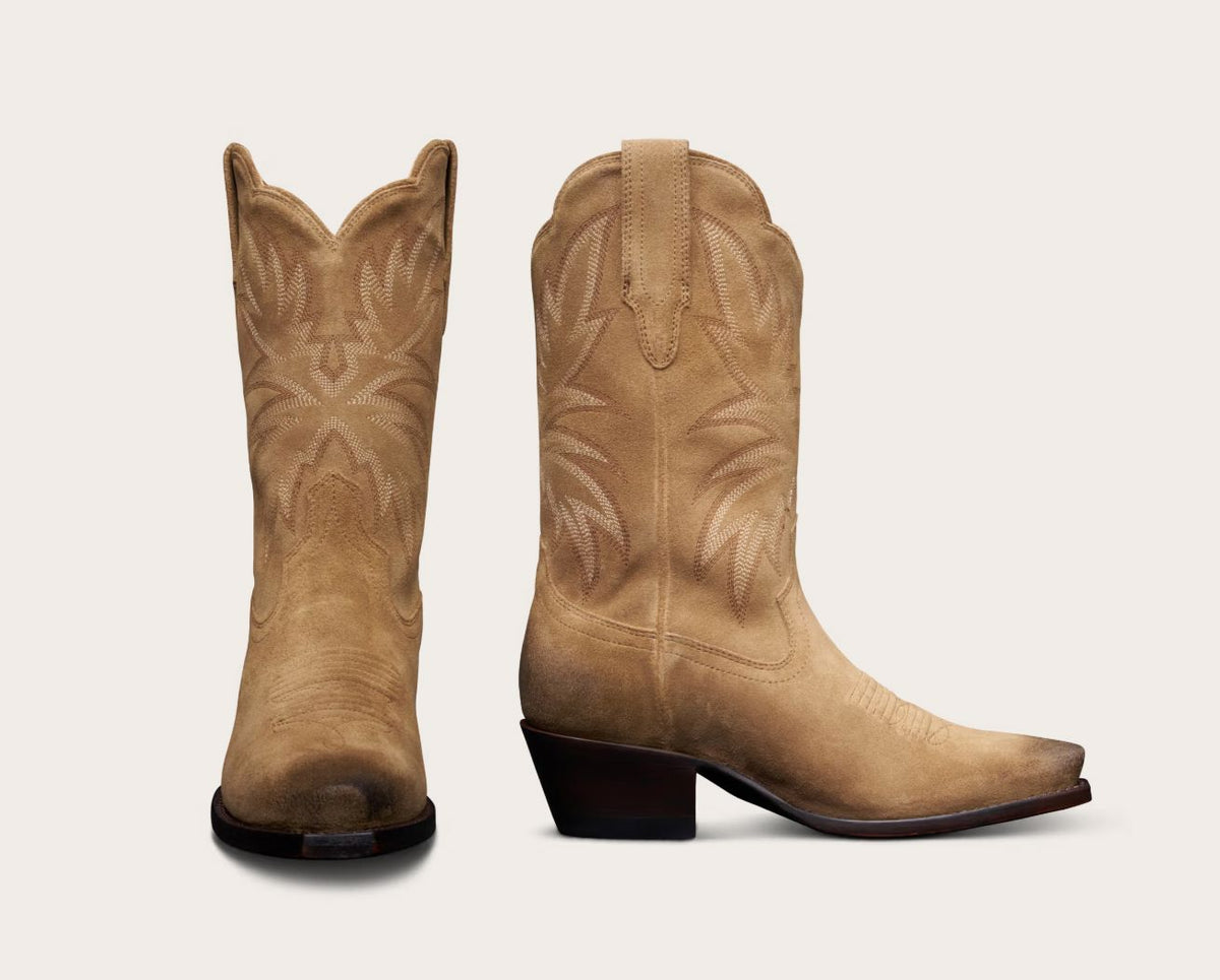 The Sadie Toasted Almond Suede - Tecovas - 20021T