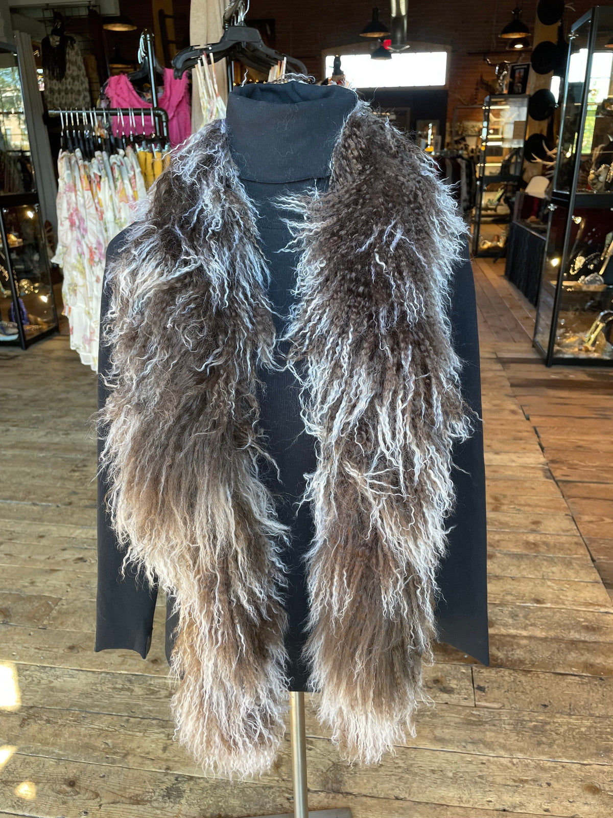 Tibetan Lamb Fling Scarf - MKFLG