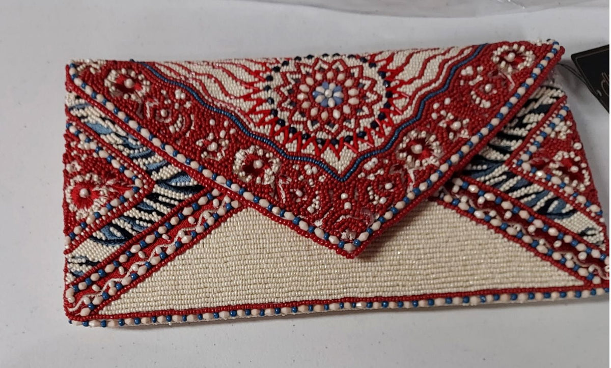 Tied & True Beaded Handbag - MF5002644