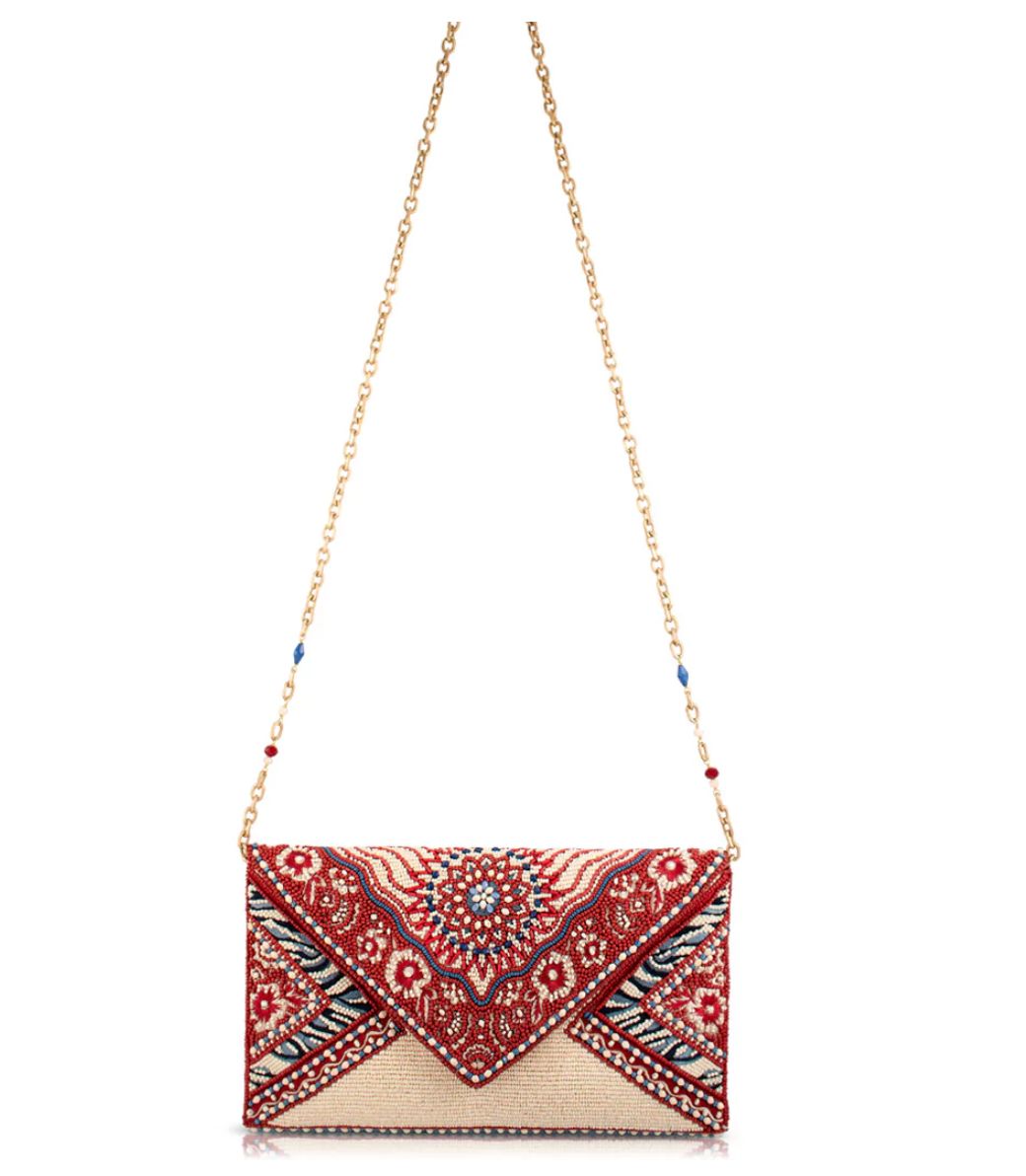 Tied & True Beaded Handbag - MF5002644