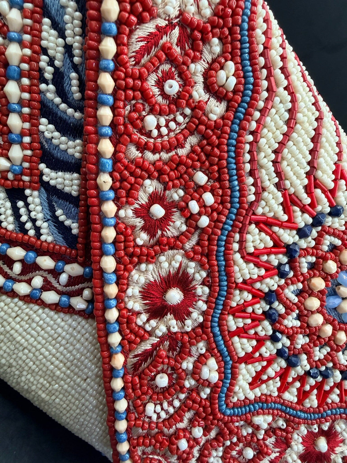 Tied & True Beaded Handbag - MF5002644