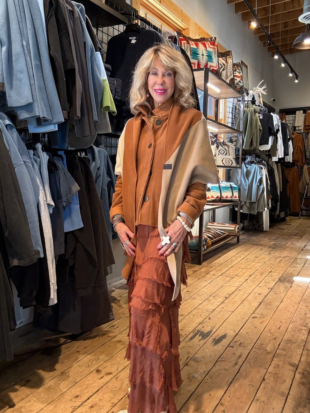 Triangle Scarf Camel/Kit/Rust - 4078NWCKR