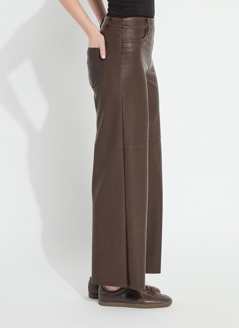 Truffle Vegan Leather Trouser - LY3688T