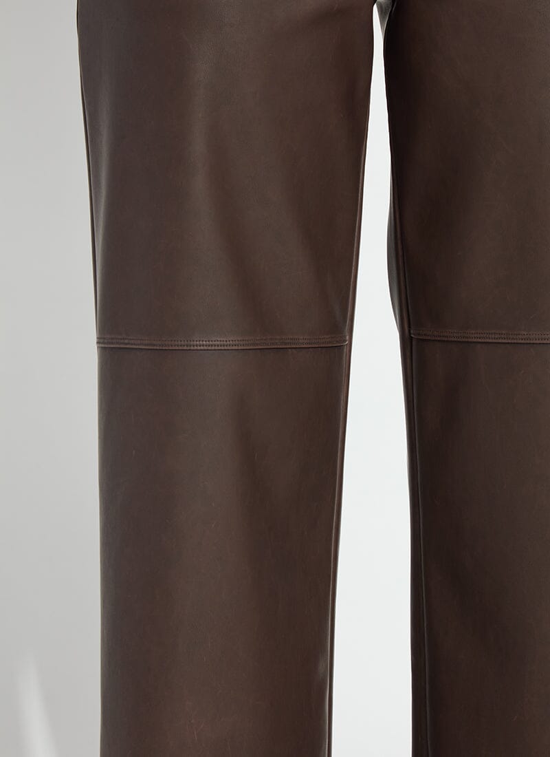 Truffle Vegan Leather Trouser - LY3688T
