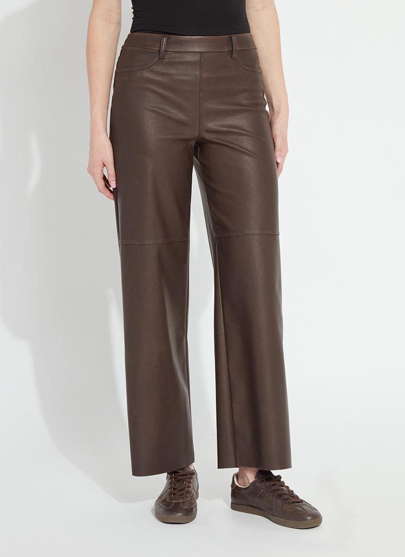 Truffle Vegan Leather Trouser - LY3688T