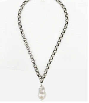 Turkish Silver W/White Pearl - GP132-01S