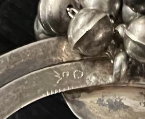 Turquoise 15 Stone/Sterling Silver Squash Blossom - SQMH41