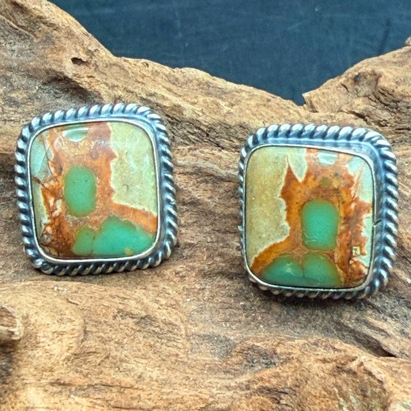 Turquoise 1S Square Earrings - ESL123