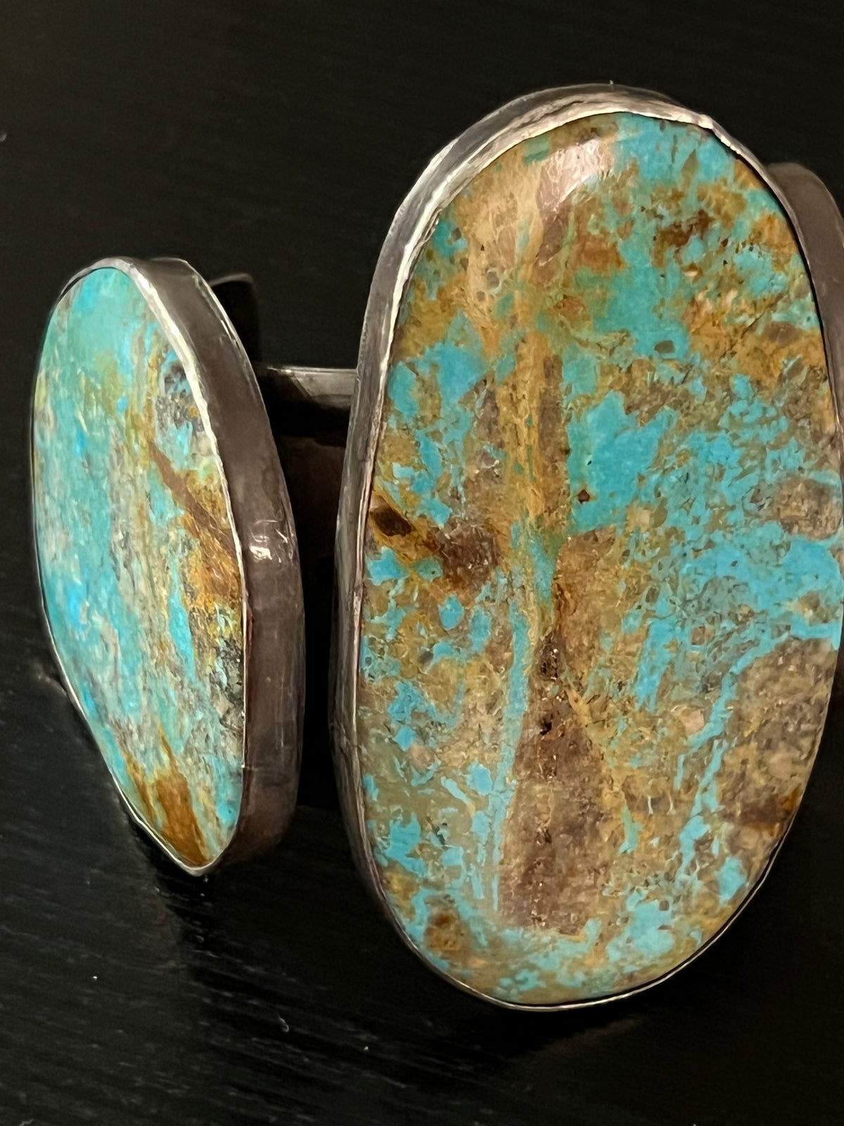 Turquoise 3 Stone Cuff - CMH224