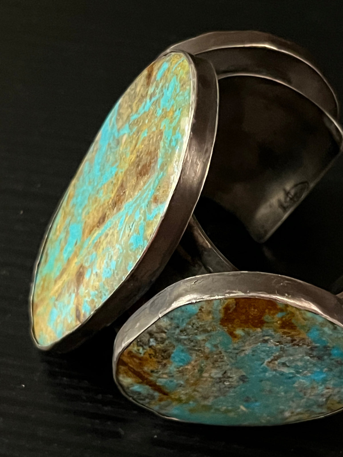 Turquoise 3 Stone Cuff - CMH224