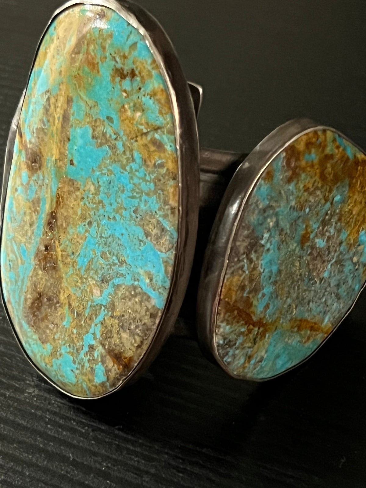 Turquoise 3 Stone Cuff - CMH224