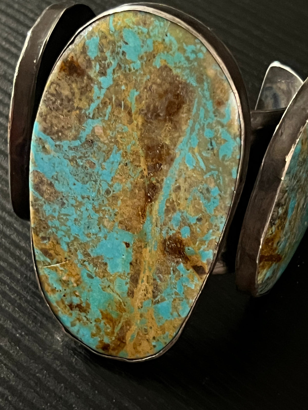 Turquoise 3 Stone Cuff - CMH224