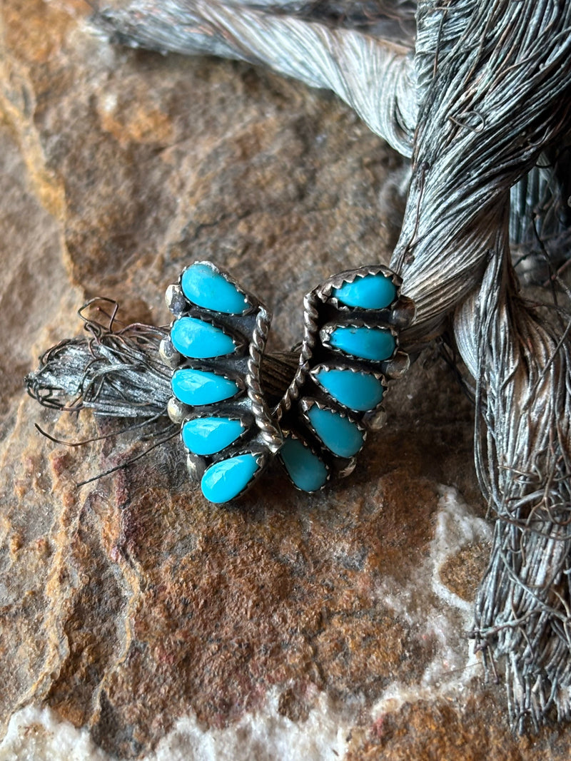 Turquoise 5 Stone Earring - EOA8
