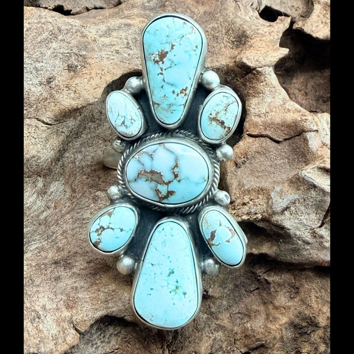 Turquoise 7-Stone Ring - RSL108