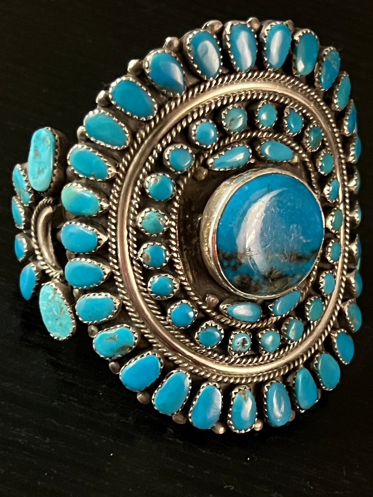 Turquoise Cluster Cuff - CMH223