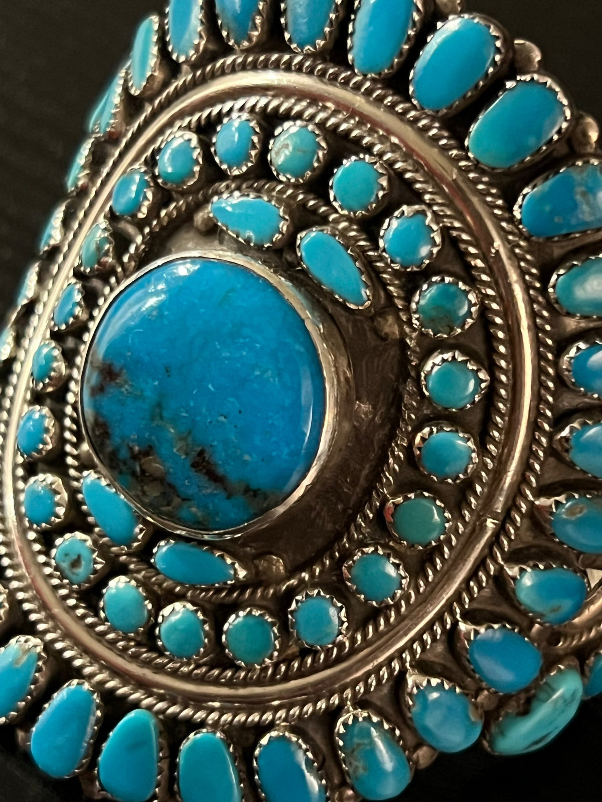 Turquoise Cluster Cuff - CMH223