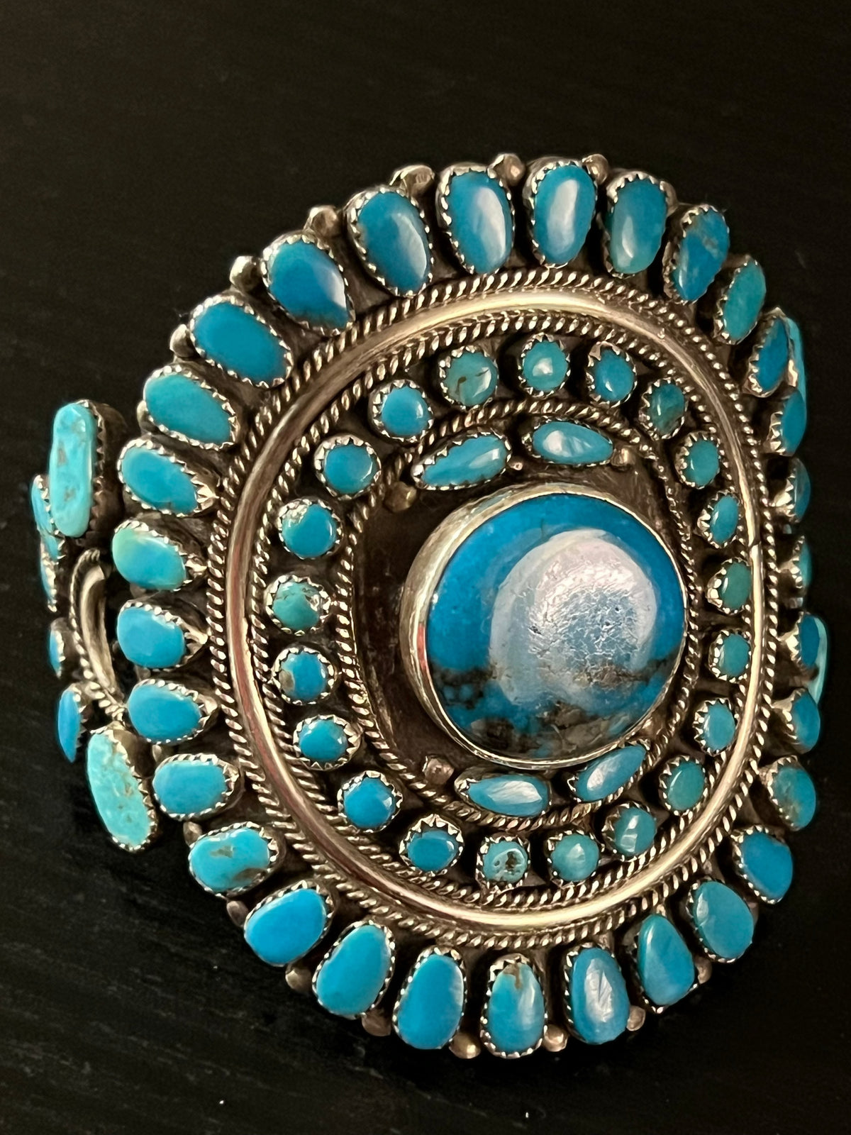 Turquoise Cluster Cuff - CMH223