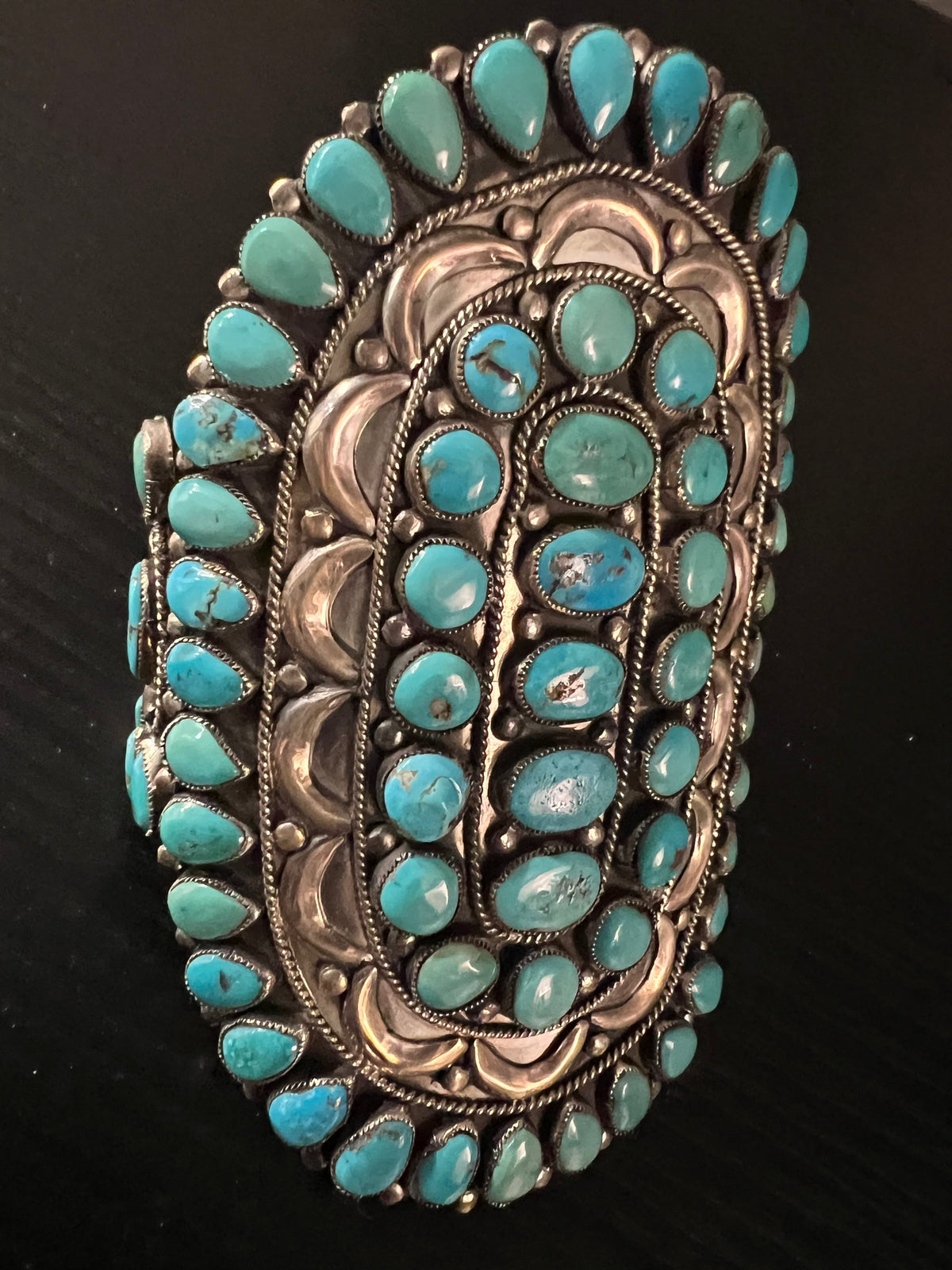 Turquoise Cluster Cuff - CMH225