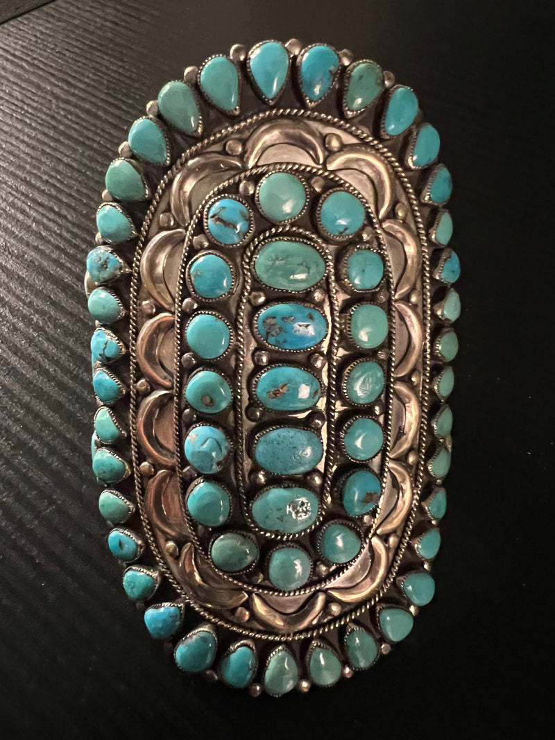 Turquoise Cluster Cuff - CMH225