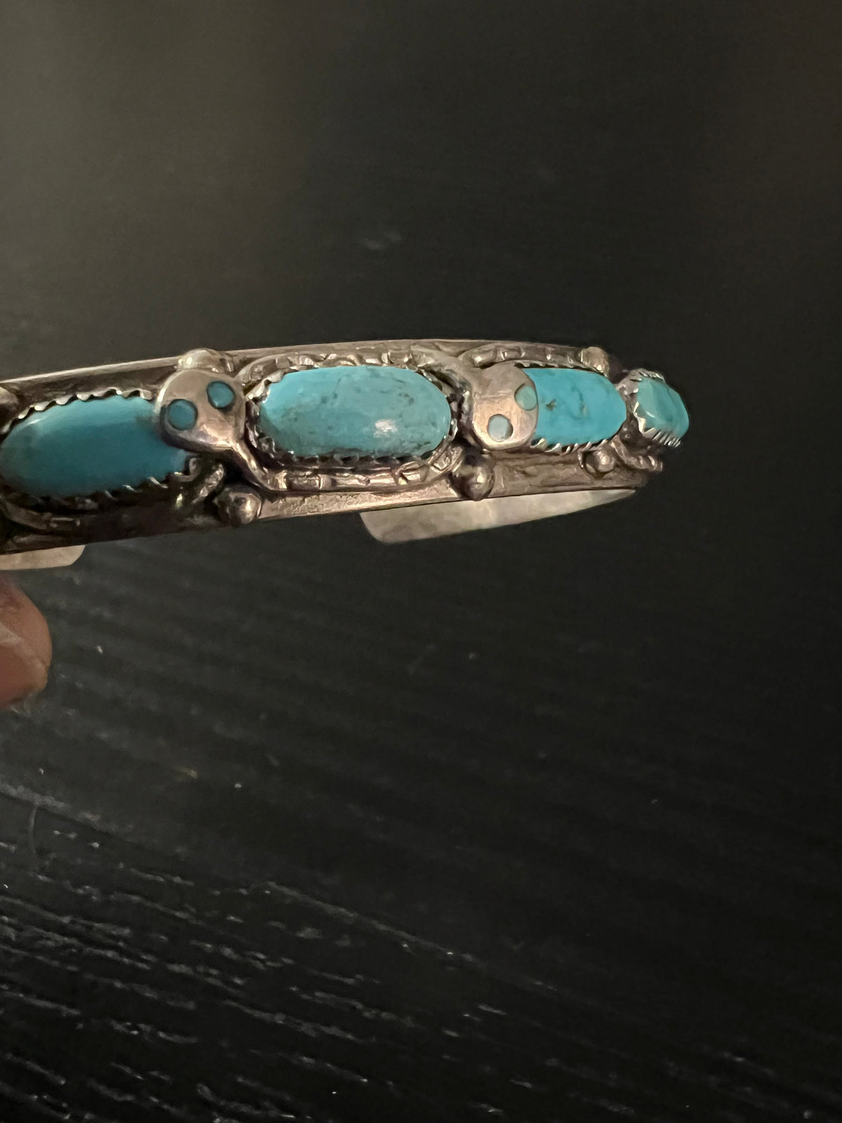 Turquoise Effie Snake Cuff - CMH217