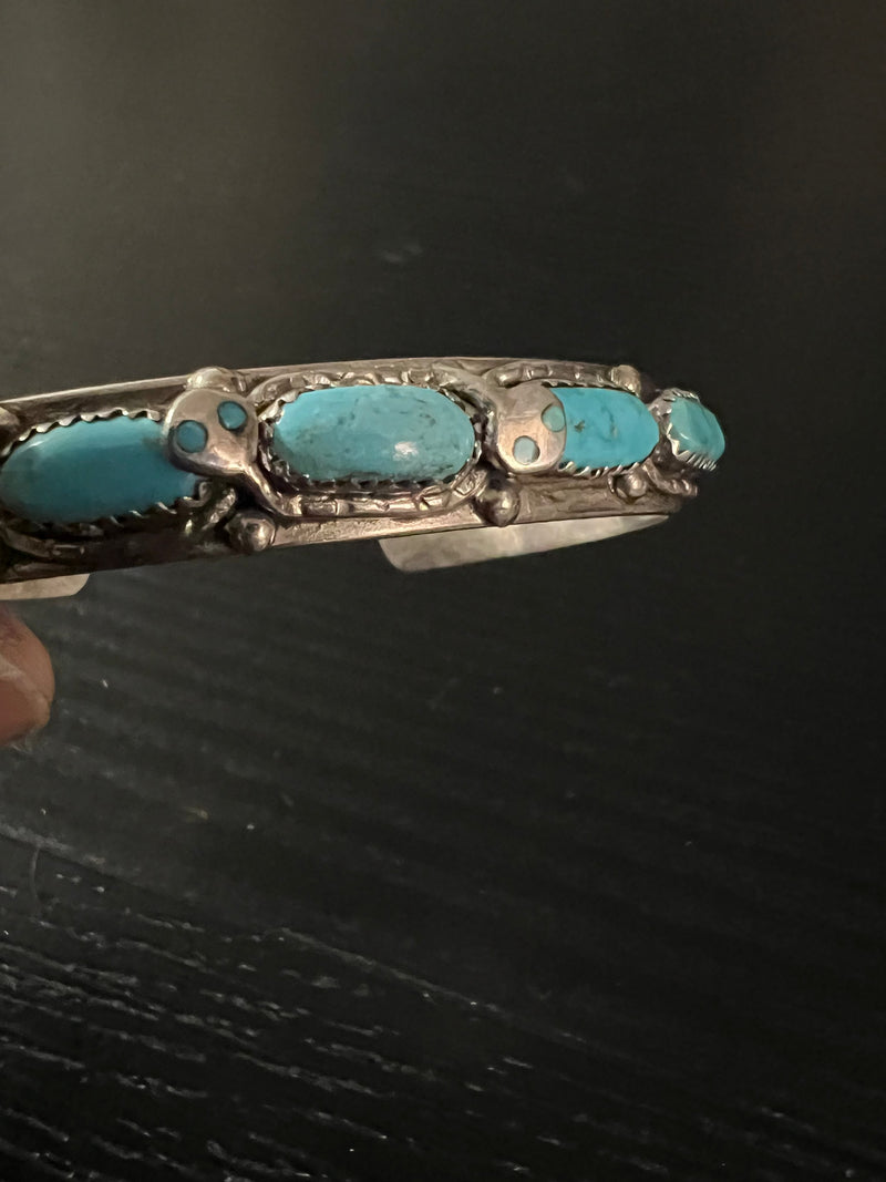 Turquoise Effie Snake Cuff - CMH217