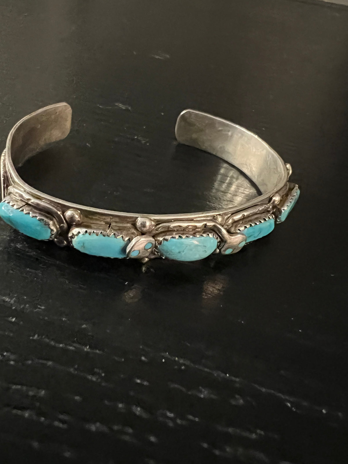 Turquoise Effie Snake Cuff - CMH217