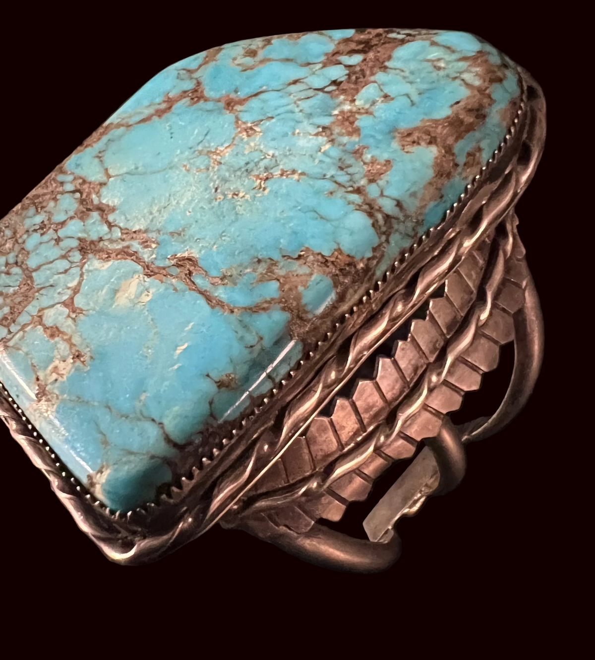 Turquoise Large Stone Cuff - CMH194