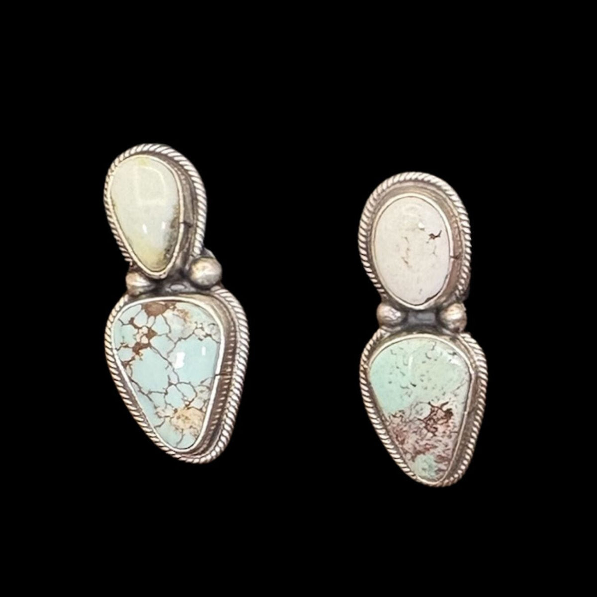 Turquoise Necklace & Earring Set - SETSL105