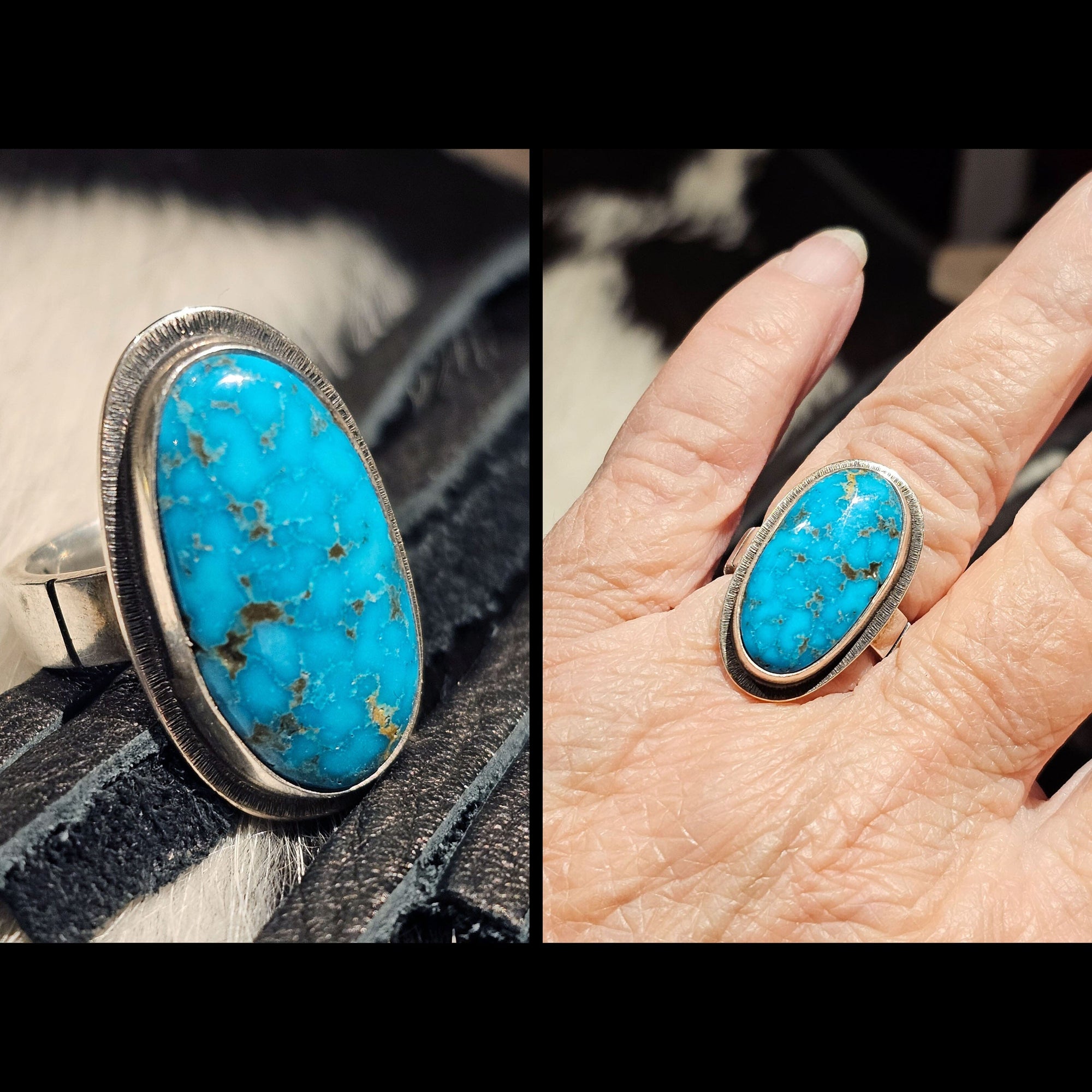 Turquoise Ring - Size 7-1/2 - R318