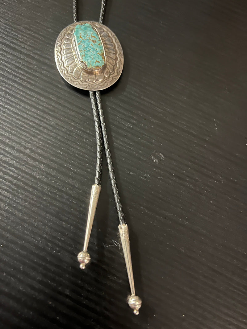 Turquoise Single Stone Bolo - BMH23
