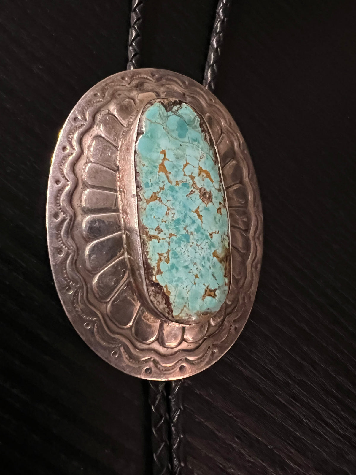 Turquoise Single Stone Bolo - BMH23