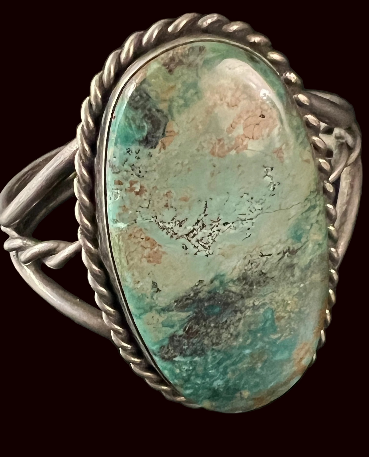 Turquoise Single Stone Cuff - CMH200