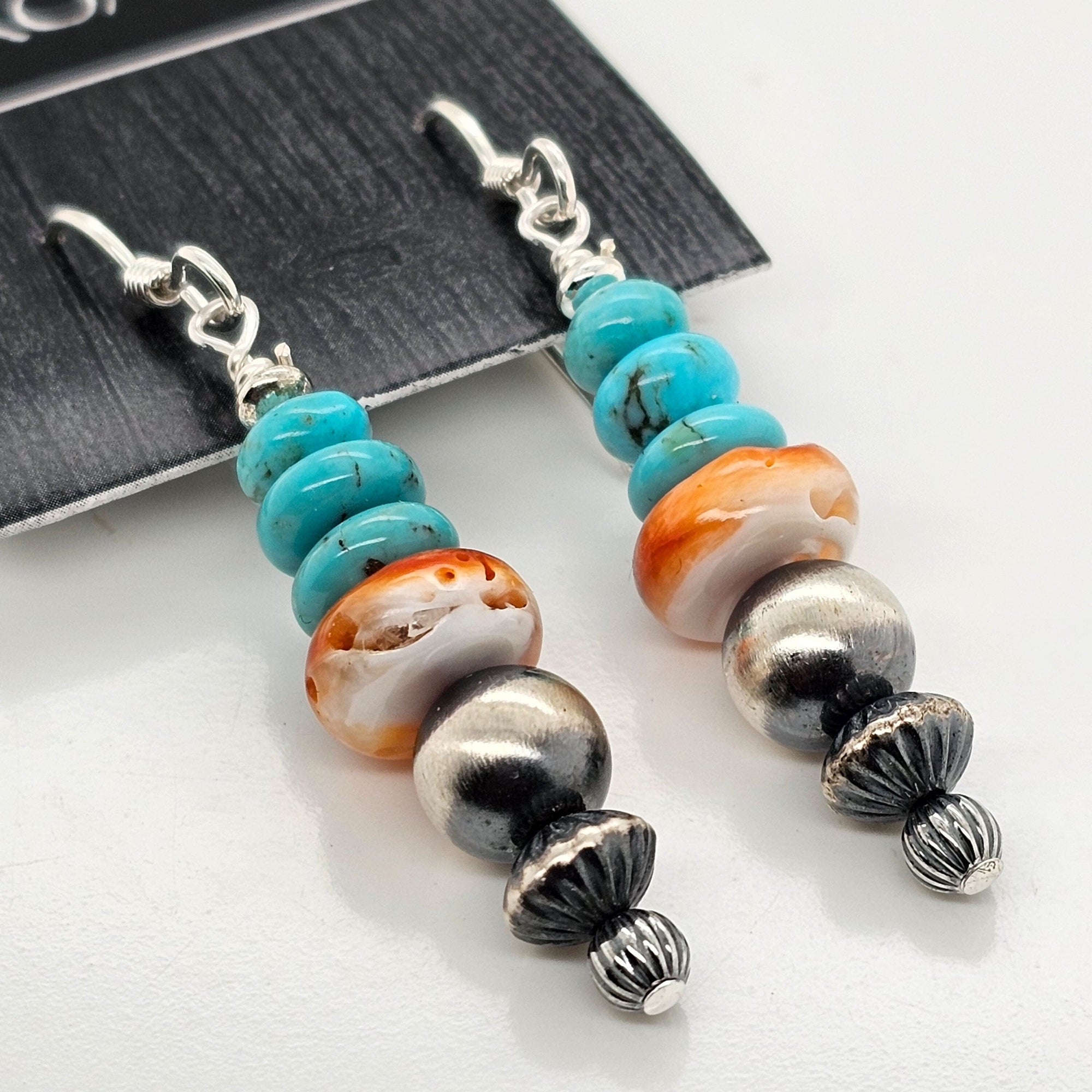 Turquoise / Spiny O / Stacked Earrings - ESZ161