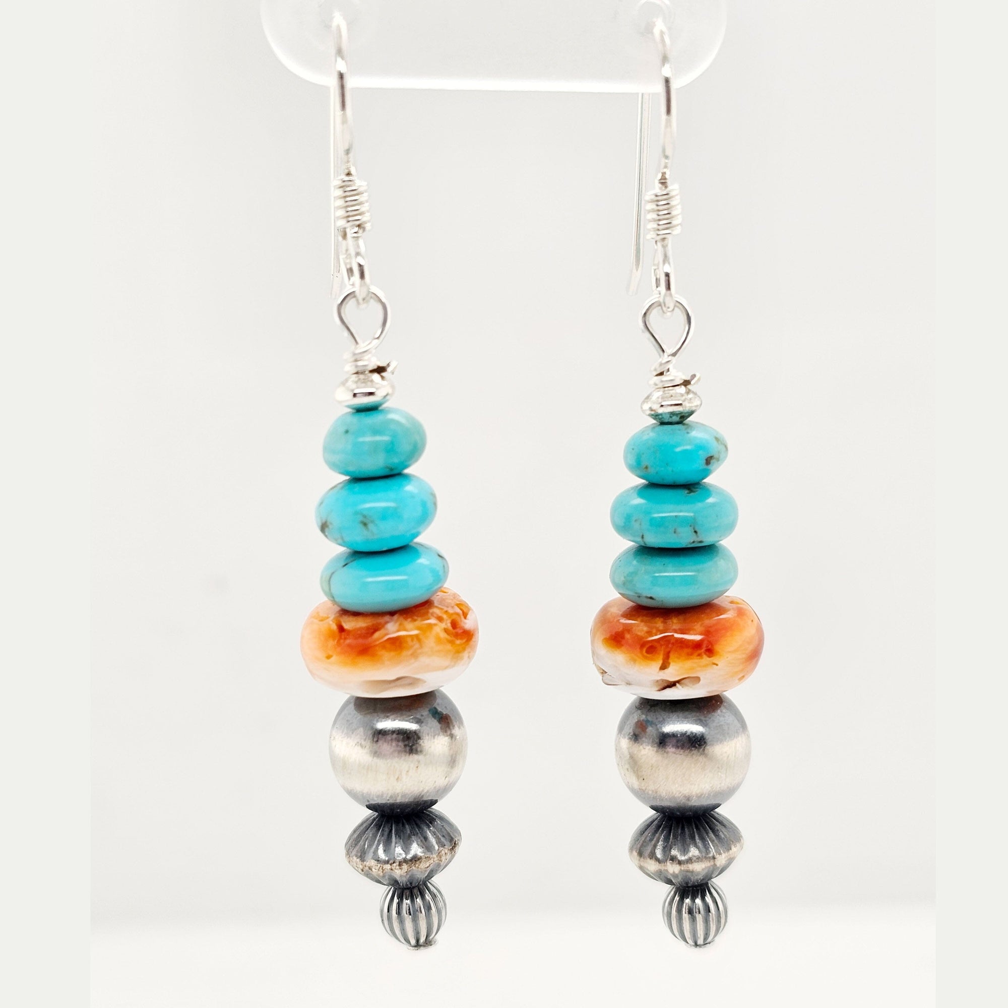 Turquoise / Spiny O / Stacked Earrings - ESZ161