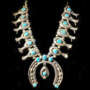 Turquoise Squash Blossom - #57 - SQMH5