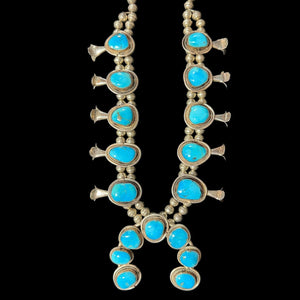 Turquoise Squash Blossom - SQMH27