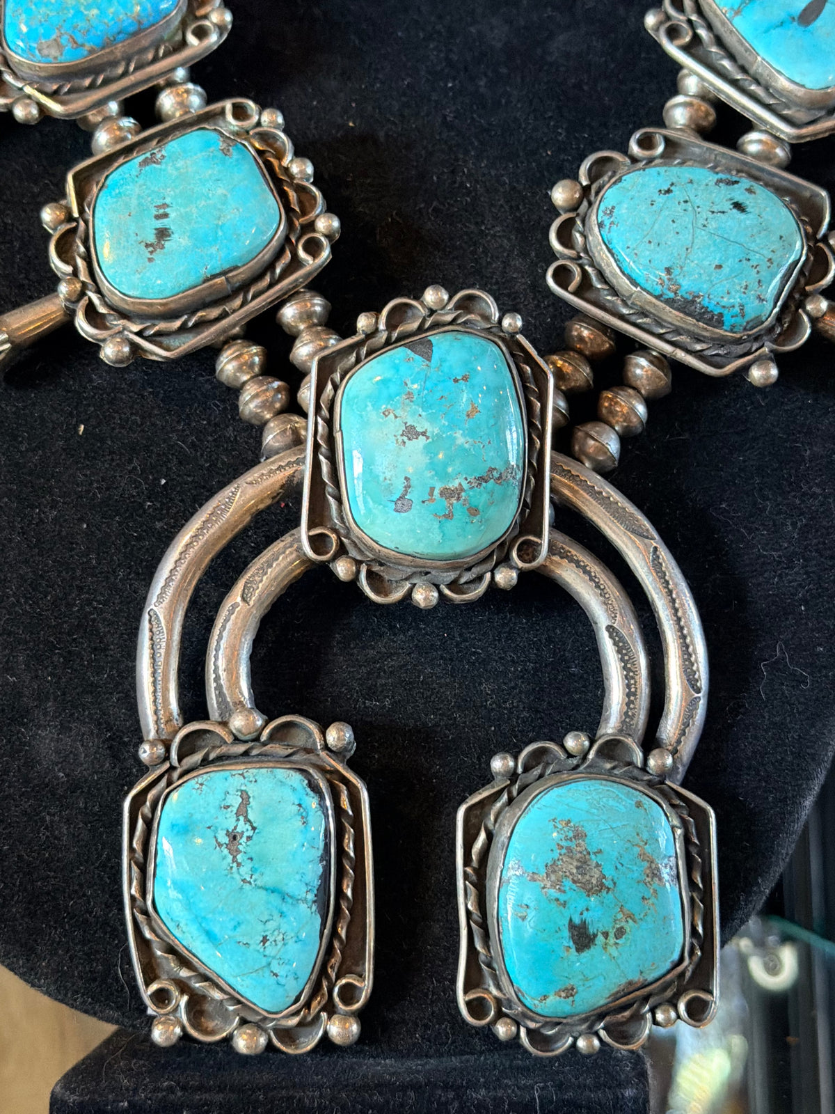 Turquoise Squash Blossom - SQMH46