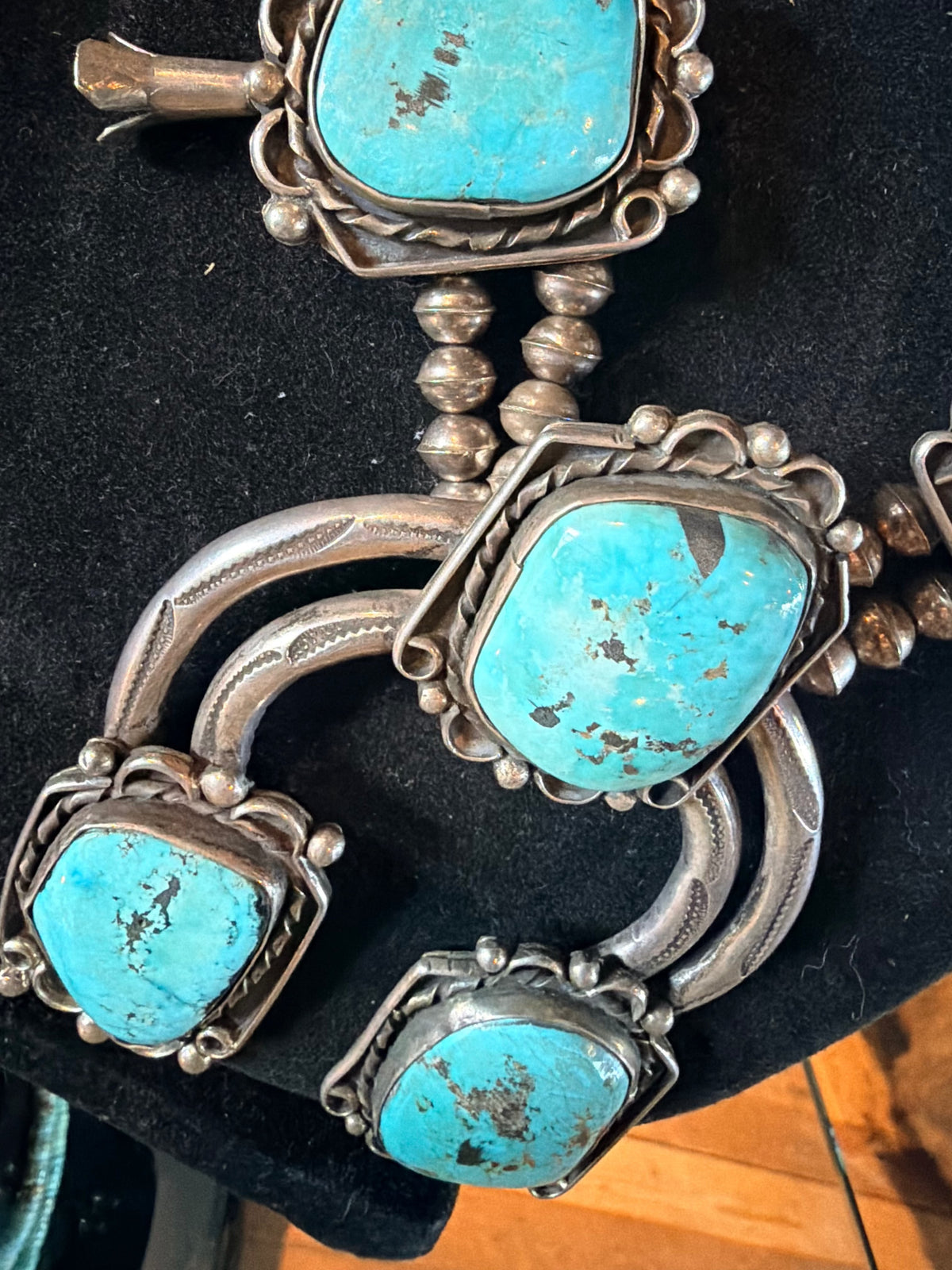 Turquoise Squash Blossom - SQMH46