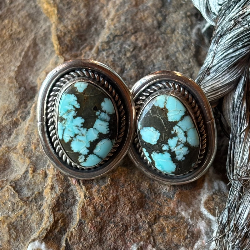 Turquoise Sterling Silver Earring - EAZ173