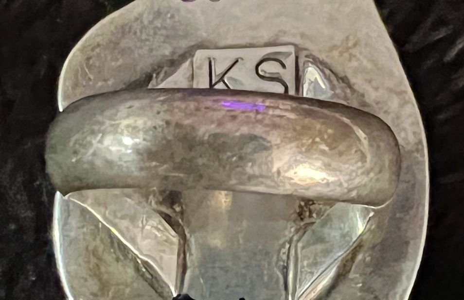 Turquoise/Claw/Sterling Silver Ring - RMH272