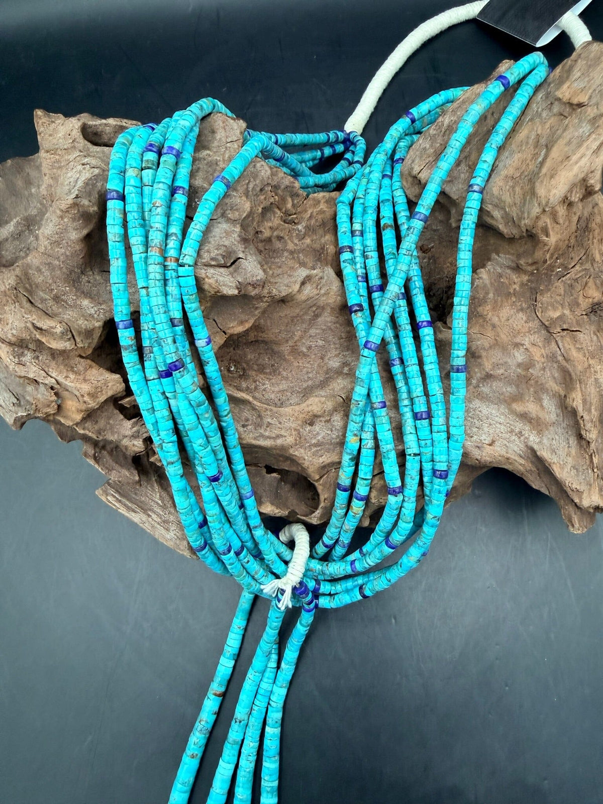 Turquoise/Lapis 7 strand Jacla - NMT10