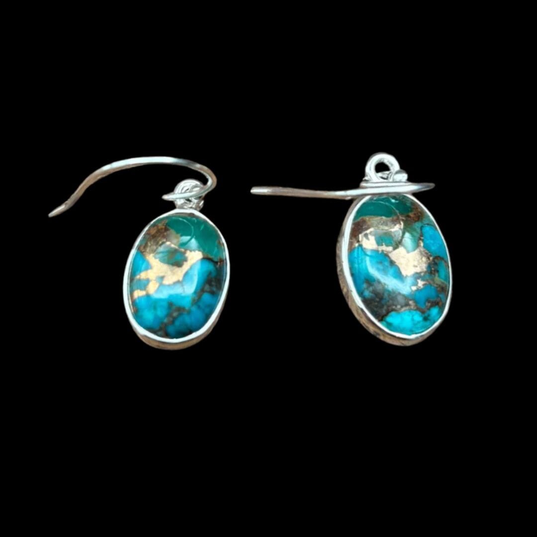 Turquoise/Pyrite Earring - EIG18