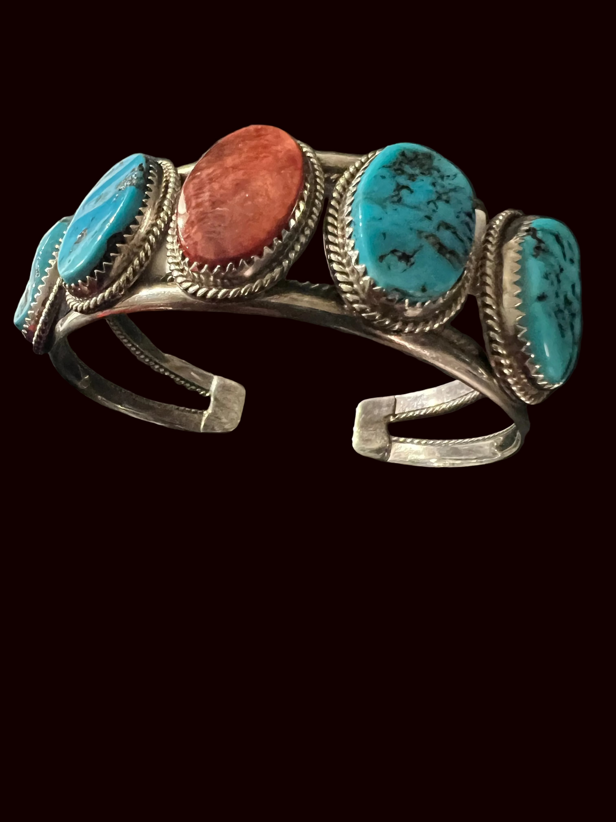 Turquoise/Spiny Oyster Cuff - CMH186