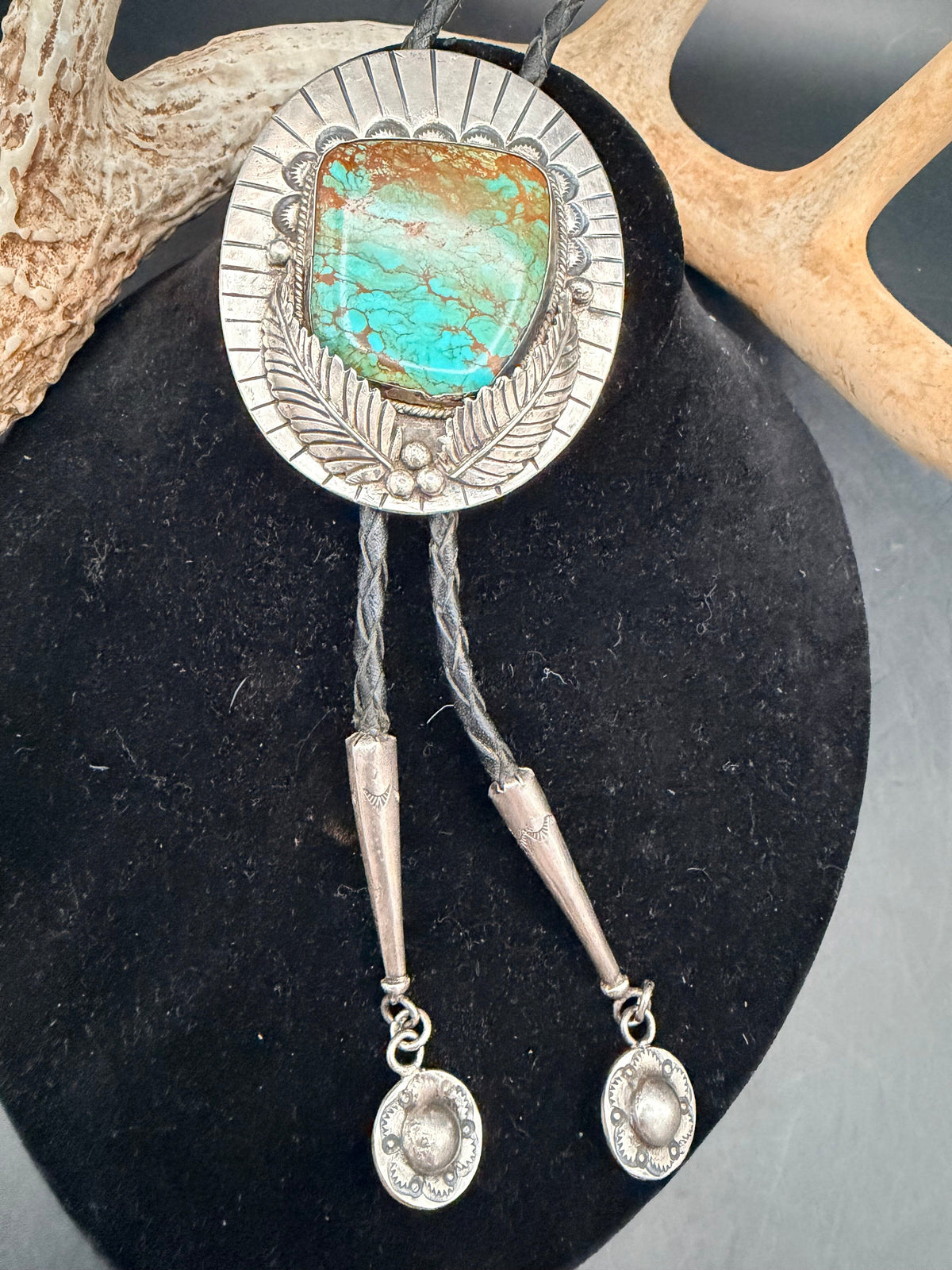 Turquoise/Sterling Bolo - BMH36