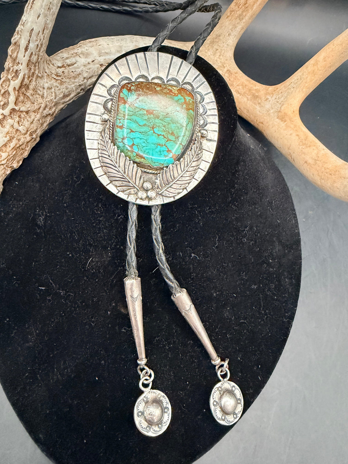 Turquoise/Sterling Bolo