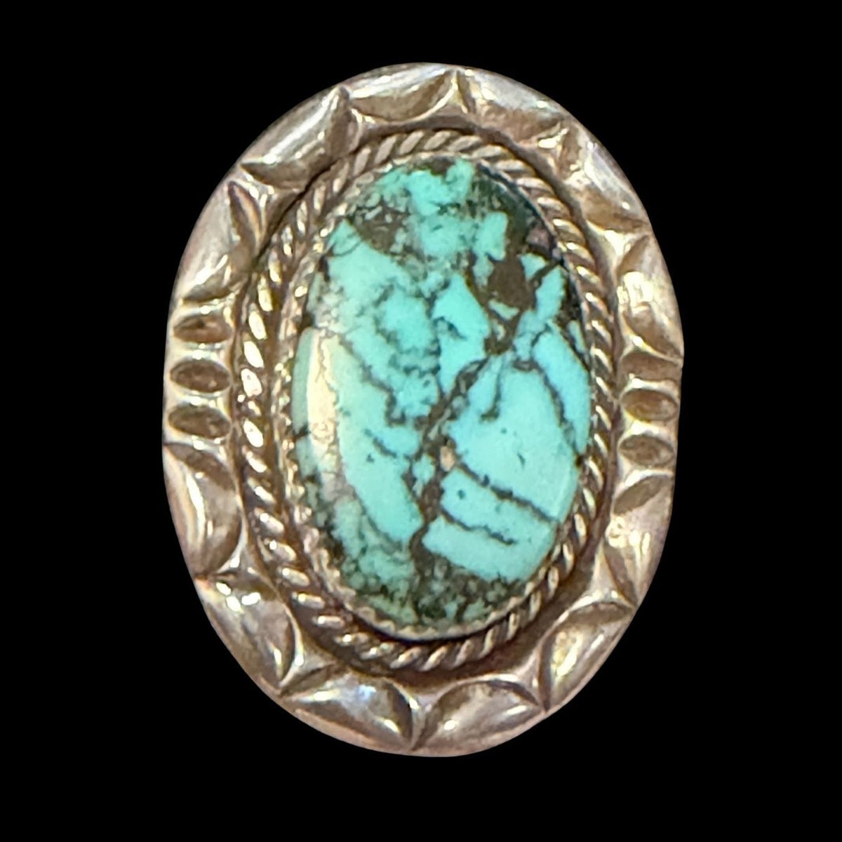 Turquoise/Sterling Ring - Size 13.25 - RMH350