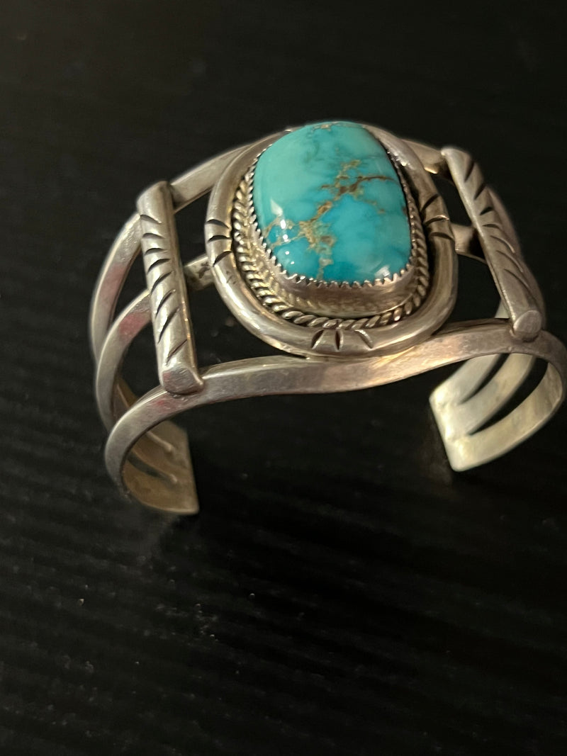 Turquoise/Sterling Silver Cuff - CMH208