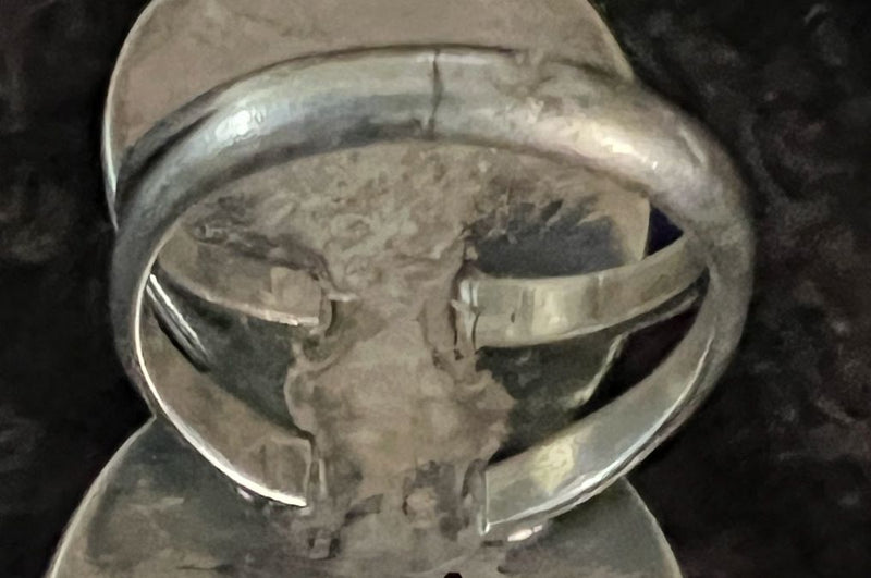 Turquoise/Sterling Silver Infinity Ring - RMH266