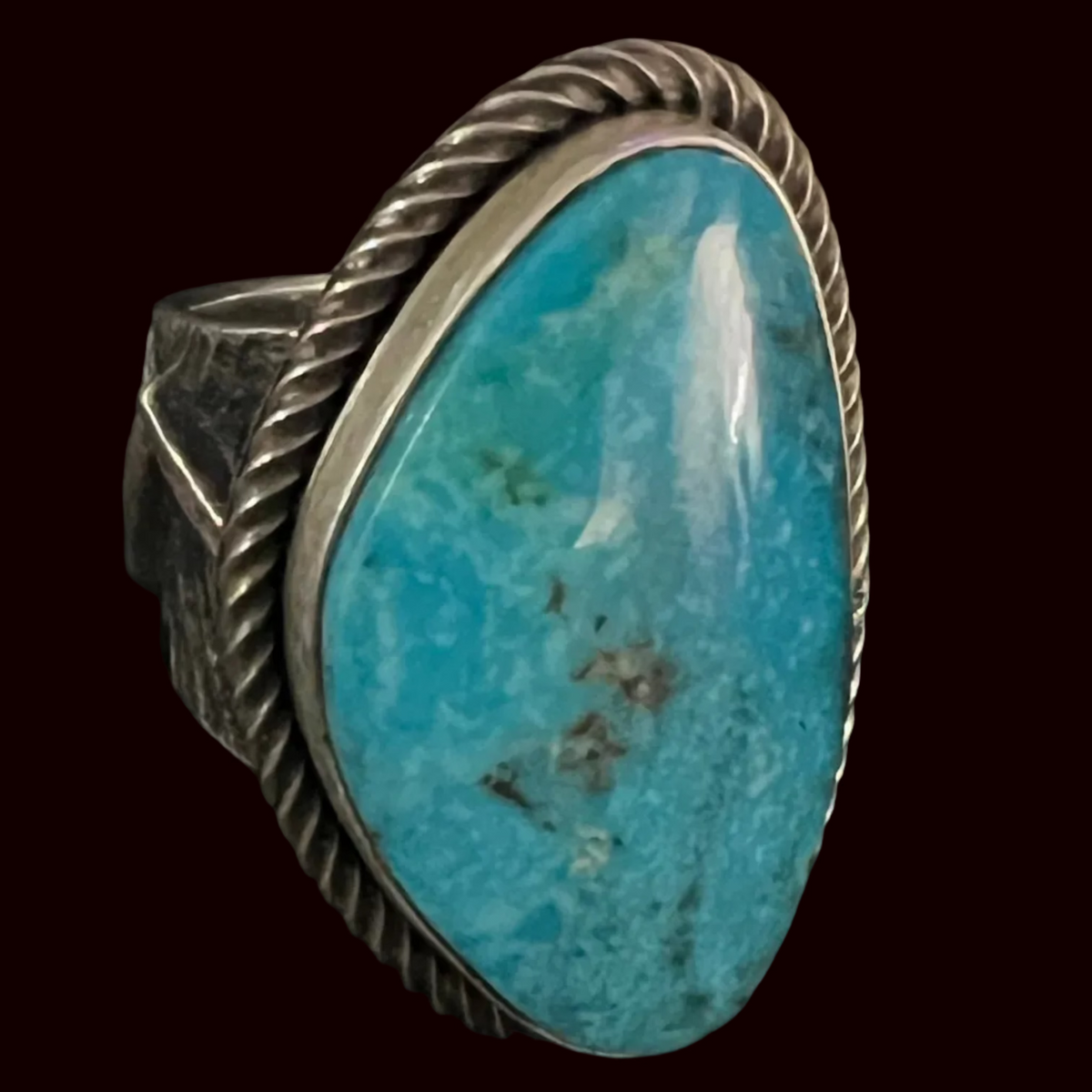Turquoise/Sterling Silver Ring - RMH273